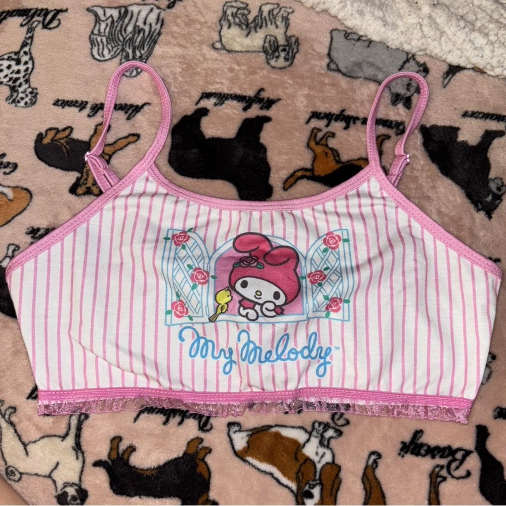 Sanrio My Melody Pink Striped Camisole